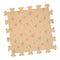 9 Pieces Interlocking Foam Mat Floor Tiles Kids Play Mats Peach Flower