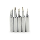 5pcs 936 Electric Brass Soldering Irons Tip Solder Station Conical Bevel TiME