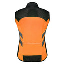 Light Reflective Windproof Jacket Vest Night Running Reflective Suits M Orange