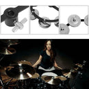 Percussion Hi-Hat Tambourine with Row Jingles Drum Set Musical Accessories