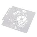 Flowers Coffee Stencils Cake Baking Templates DIY Scrapbooking Craft Decor