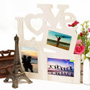 New Lovely Hollow Love Wooden Family Wall Photo Picture Frame Rahmen Art Di