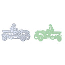 Bubble Car DIY Metal Embroidery Craft Stencil Cutting Die Scrapbook Decor