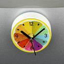 Unique Lemon Pattern Kitchen Refrigerator Fridge Magnet Portable Wall Clock
