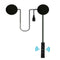 Motorcycle Bluetooth Helmet Headset Stereo Noise Reduct Battery Earphone w/Mic