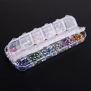 Nail Art Rhinestone+Tweezers Suit Nail Art Decor+5pcs Nail Art Dotting Pen A