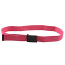 Unisex Canvas Strap Canvas Belt with Buckle (rose red)