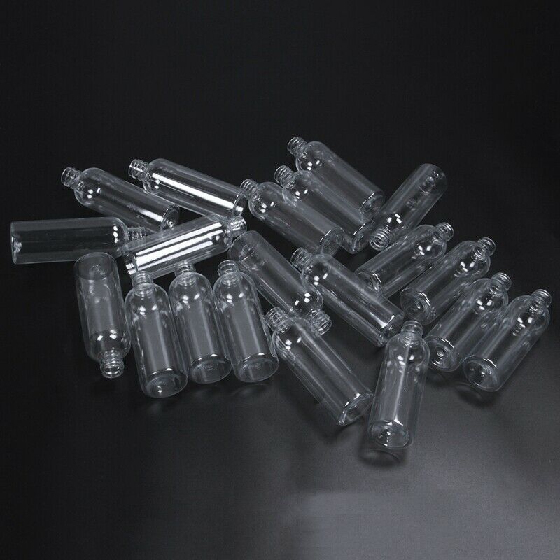 20 Pieces 100ml Plastic shampoo bottles Plastic Bottles for Travel Containe H5Q4