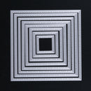 8 PCS Set Metal Square Paper Cutter Scrapbooking Embossing Cards Cutting Dies