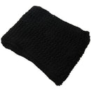 Scarf Winter Knitted Wool Scarf (black)