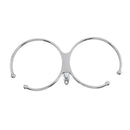 Boat 2-Ring Cup Holder Stainless Steel Ringlike Drink Holder For Marine, new