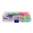 80 Pieces Knitting Tools Accessories Crochet Basics Knit Kit DIY Sewing Supplies