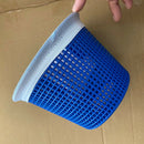 Net Plastic Swimming Pool Skimmer Replacement Basket Remove Leaves, Bugs, Debris