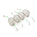 Hot Small Bait Cage Fishing Trap Basket Feeder Holder Stainless Steel WireBRY*