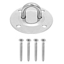 1Pcs Round Stainless Steel Hammock Chair Hanging Kit Suspension Ceiling Hooks