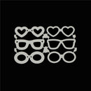 Beach sunglasses Metal Cutting Dies Stencil for DIY Scrapbooking Album Cards %o