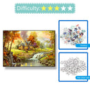 1000pcs DIY Cabin Jigsaw Paper Puzzle Educational Toys Assembling Gifts