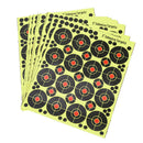 160pcs/10 sheets Shooting Targets Glow Florescent Paper Target for Hunting`Ar ES