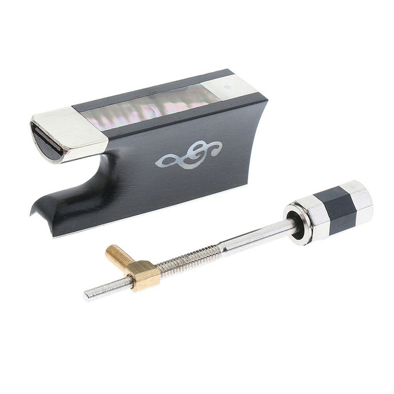 1 Set Full Size Violin Fiddle Bow Ebony Frog Screw for Violin Fiddle Lovers