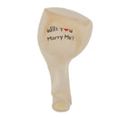 Romantic Bridal Shower Banner & Latex Balloons Will You Marry Me Theme Party