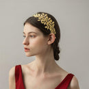 Bride Bridesmaid  Headband Leaf Hair