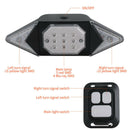 Rechargeable LED Bike Rear Lamp Wireless Remote Control Cycling Taillight