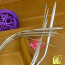 11 pcs/1set 32" 80cm Stainless Steel Circular Knitting Needles 11 Sizes Hot