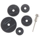 22/25/32/35/44 HSS Saw Blades For Metal Rotary Tool Cutting Discs Wheel+1Mandr_