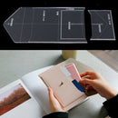 2Pcs Leather Craft Acrylic Clutch bag handbag Pattern Stencil Template Tools