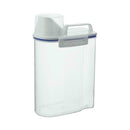 1.5L Pet Food Storage Container Airtight Dog Cats with Cup Measuring Clear G9S0