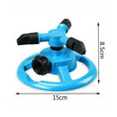 Garden Automatic Sprinklers Water 360 Degree 3 Nozzle Rotating Irrigation Y6B2