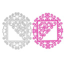 Flower Frame Metal Cutting Dies Stencils DIY Scrapbooking Paper Cart Decor A