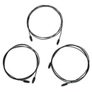 3 pk 6' DIGITAL AUDIO OPTICAL FIBER OPTIC CABLE