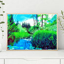 1000pcs DIY Grass River Puzzle Educational Learning Assembling Jigsaw Toys