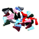30pcs 23mm Silk Mini Tassels, Earring Tassels, Tassel Charms with Jump Rings