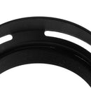 2 in 1 Metal Lens Hood & Adapter Ring for Fuji Finepix X100 X100S X100T X70