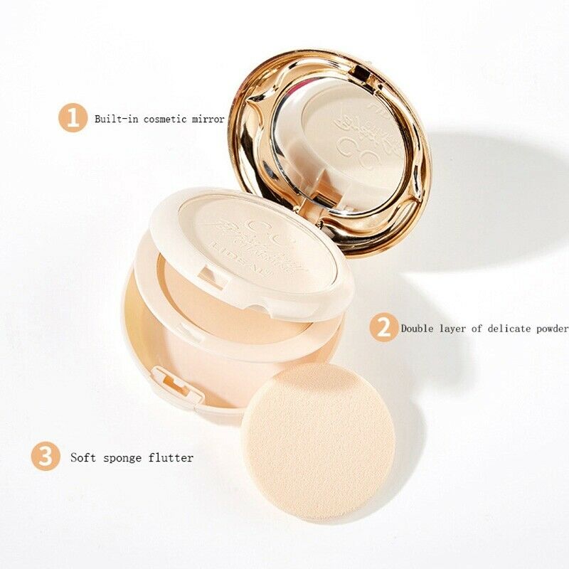 Lideal Double Layer Soft Translucent Compact Pressed Powder Face Contour Pa F7G4