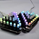 DIY Touch Control Combined Full Color 5MM LED Triangular Pyramid Electronic Kits