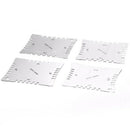 4Pcs Stainless Steel Guitar Notched Radius Gauge Design Fingerboard Fretboa