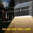 LED Solar Wall Lamp Waterproof Motion Sensor Outdoor Garden Yard Landscape Light