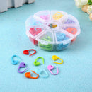 224pcs Amazing Knitting Crochet Locking Stitch Needle Clip Markers Holder Tool