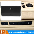 Car Power Seat Switch 1 Button Cover Cap for 5 Series F10 GT 7 Series F02