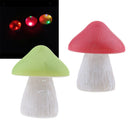 2x Solar Powered Mushroom LED Light Pathway Lamp Outdoor Garden Lights A+B