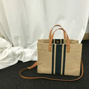 Large Shopper Bag Jumbo Canvas Totes Beach Bag Big Shoulder Bag Summer Stri