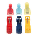 120pcs/Pack T-Tap Male Insulated Wire Quick Splice Terminal Connectors Kit