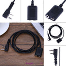 2 Pin Extend Extension Cable Wire for Baofeng Earpiece Headset Speaker Mic Radio