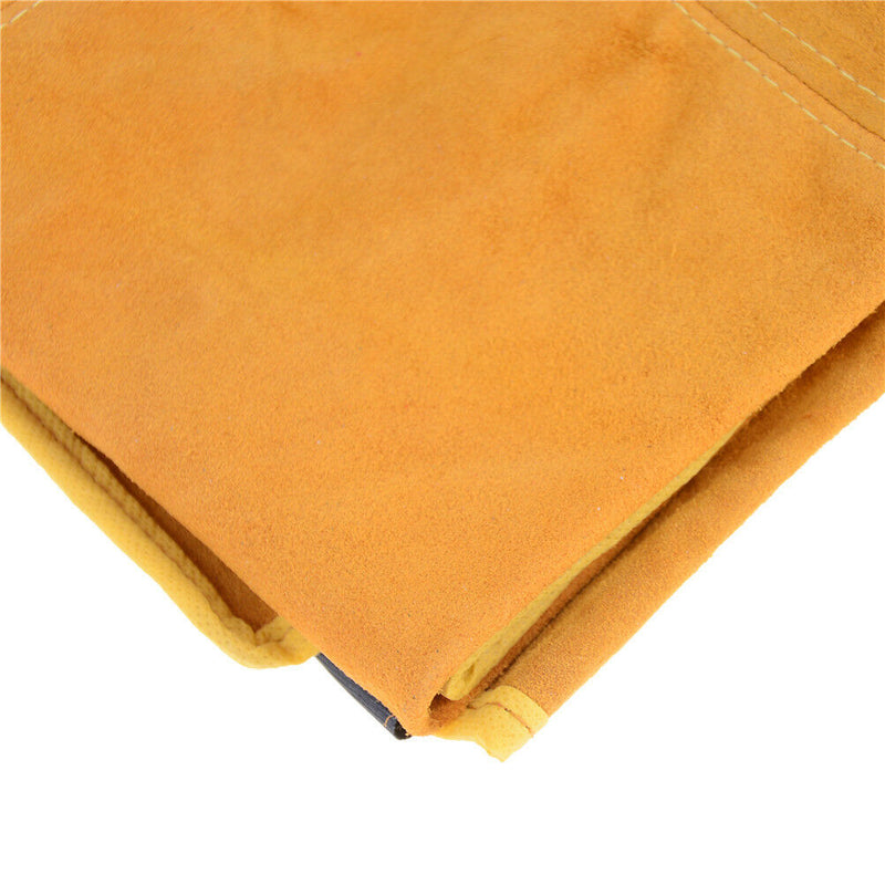 Safurance Welder Leather Welding Cutting Bib Shop Apron Heat Resistant Clothe Gw