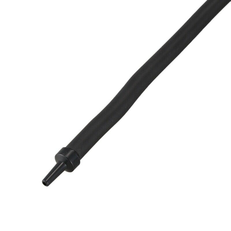 10mm Diameter Rubber Tube Aquarium Air Curtain Bubble Diffuser Black 120cm