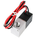 DC 12V 1/4" 2 Way Normally Closed Pneumatic Aluminum Electric Solenoid Air Valve