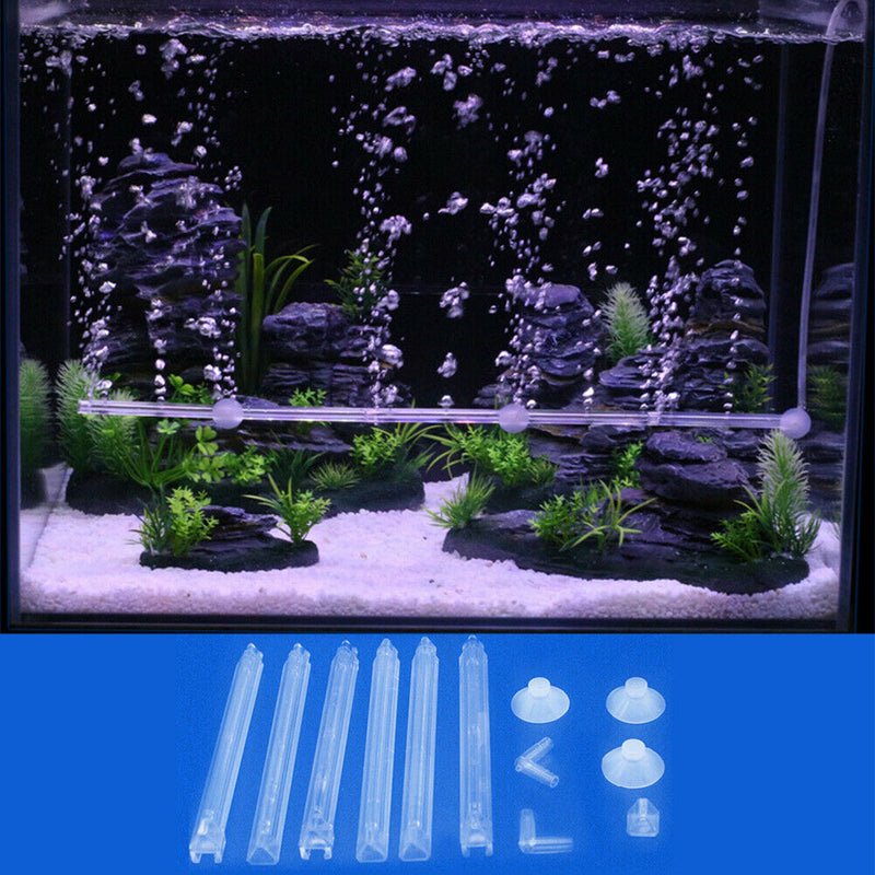 Release Air Curtain Aquarium For Fish Tank Easy Apply Oxygen Increase Bubble Bar